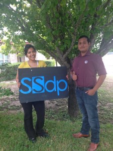 SSDP Northwest Vista College chapter with founder Rafael Gonzalez