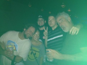 USF Chapter Members with Jason Hann and Michael Travis of EOTO