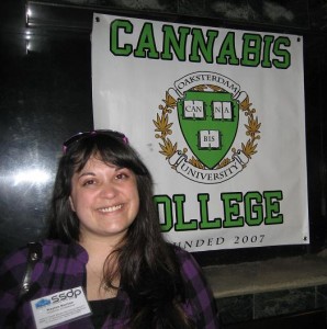 Kaylee at Oaksterdam Tour, SSDP International Conference 2010