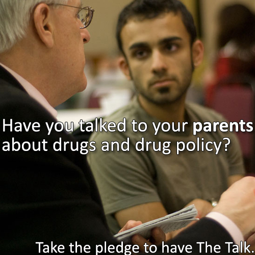 Have you talked to your parents about drugs and drug policy?