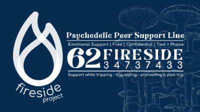Fireside Project logo including hotline number: 623-473-7433
