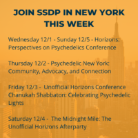 Join SSDP for psychedelic events in New York City this week