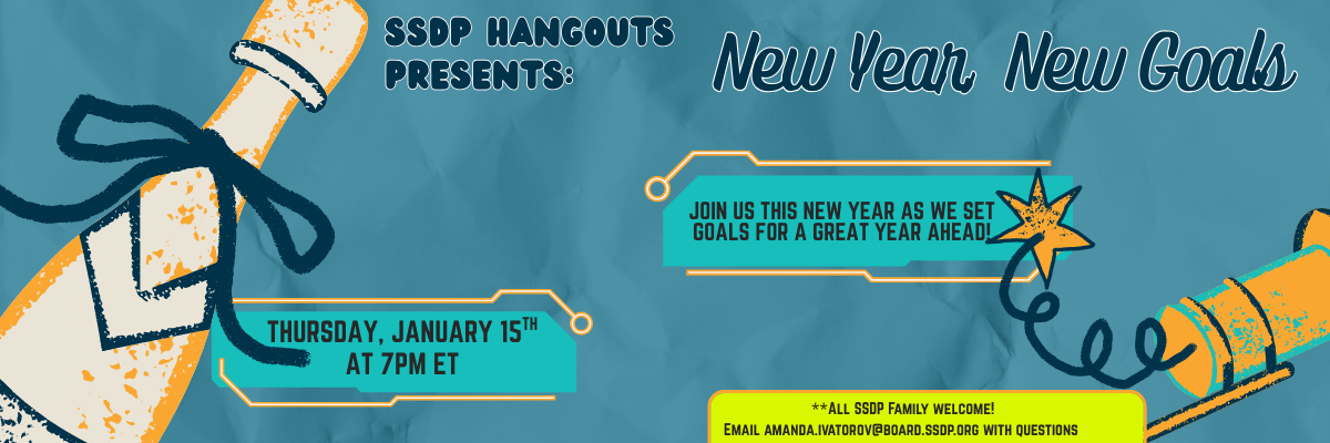 SSDP Hangout Presents New Year New Goals
