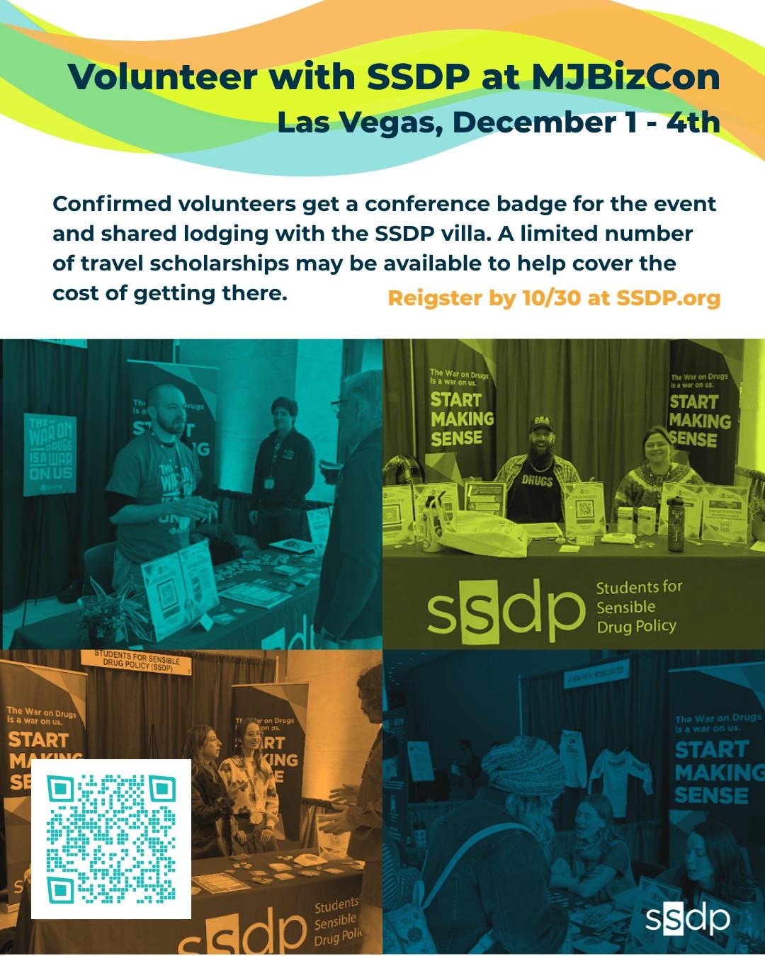 Volunteer with SSDP at MJBizCon